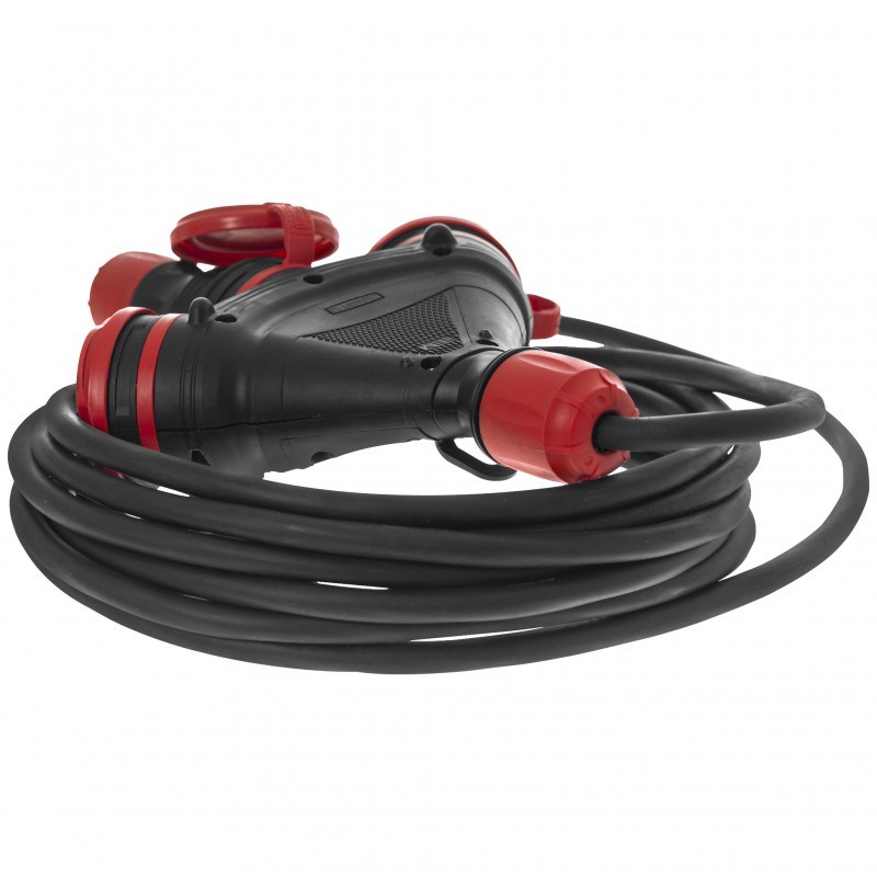 Produžni kabel na kolutu AWTOOLS EXTREME 40m (3x1.5mm², 3 utičnice, IP54)-1