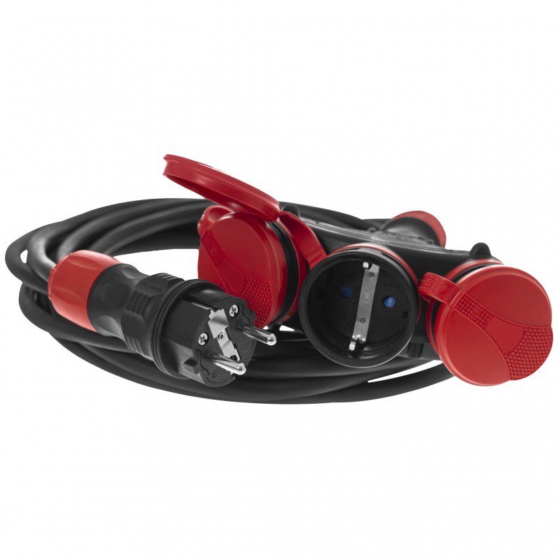 Produžni kabel na kolutu AWTOOLS EXTREME 40m (3x1.5mm², 3 utičnice, IP54)-2