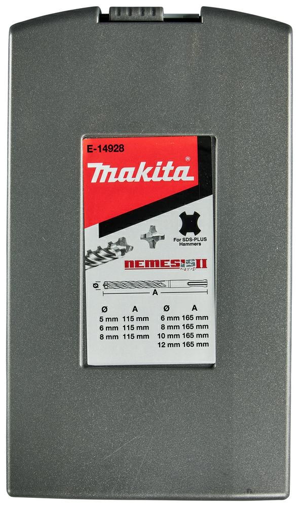 Set svrdla MAKITA SDS+ NEMESIS 2 (7 komada)-0