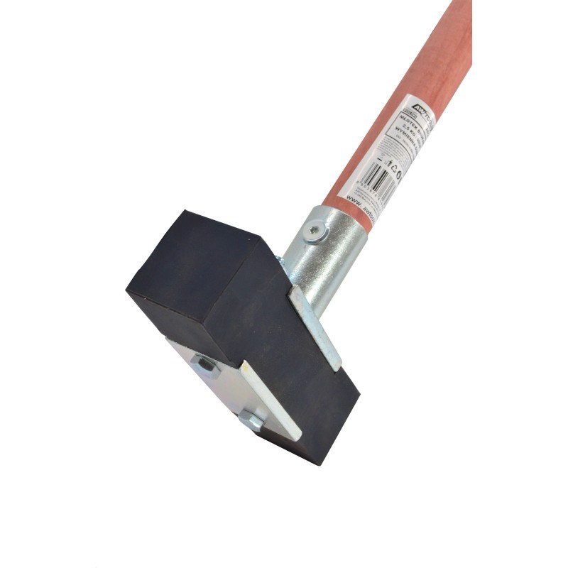 AWTOOLS PAVING HAMMER 2.5KG / 90cm REPLACEABLE RUBBER-2