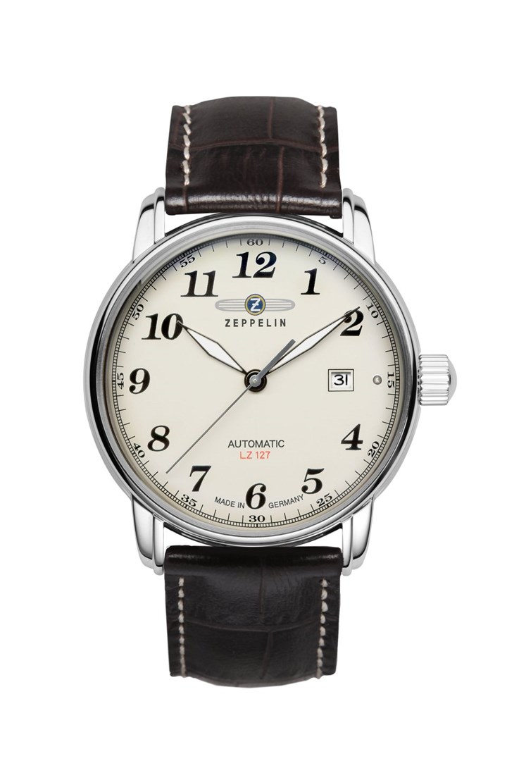 Muški analogni sat ZEPPELIN LZ127 Graf Zeppelin 7656-5 Automatik (42mm, Power Reserve)-0