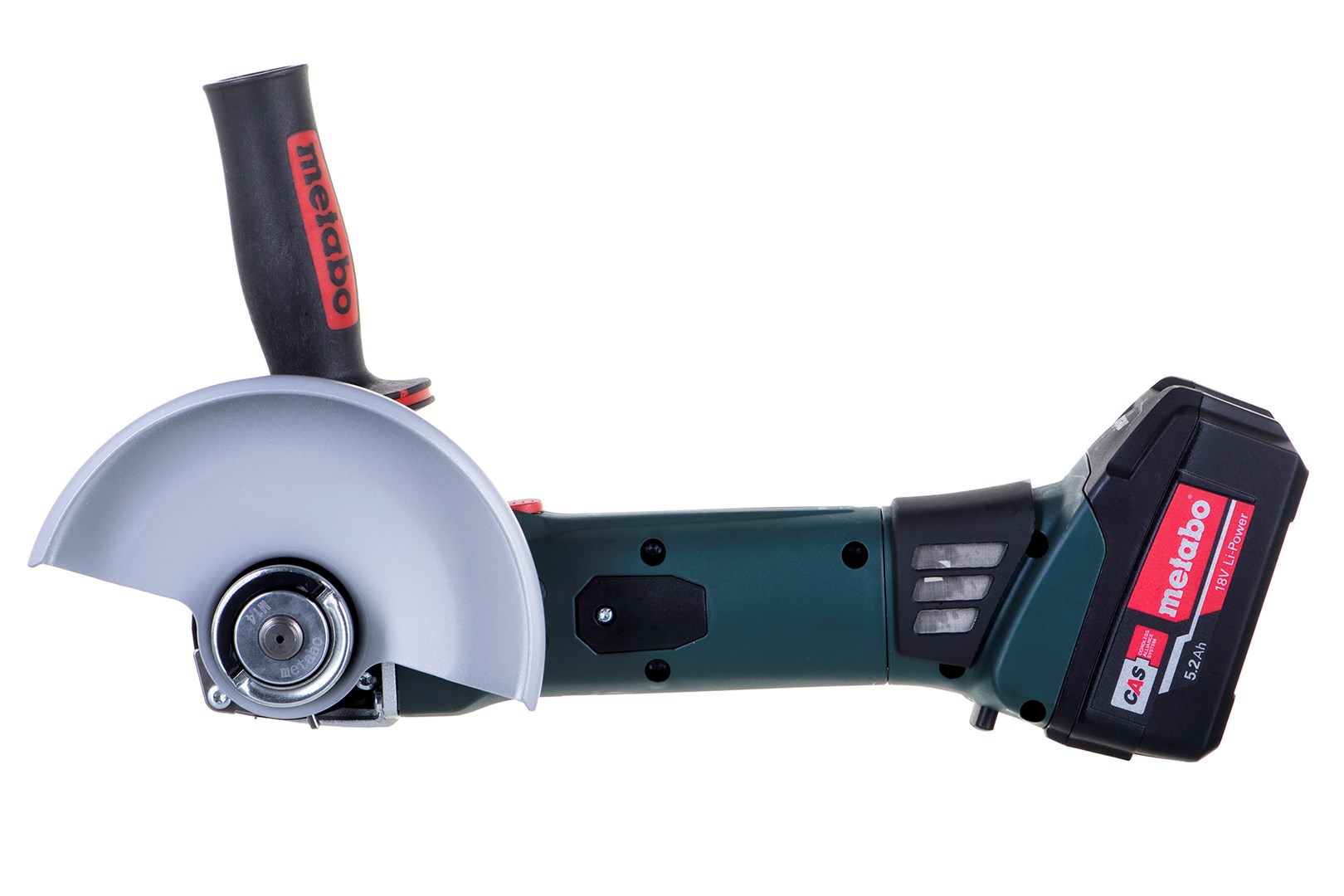 Kutna brusilica METABO W 18 LTX 150 QUICK (Napon baterije 18 V, Kapacitet baterije 5200 mAh, Maksimalna brzina 8000 RPM, Promjer brusne ploče 15 cm, Težina 2.4 kg)-23