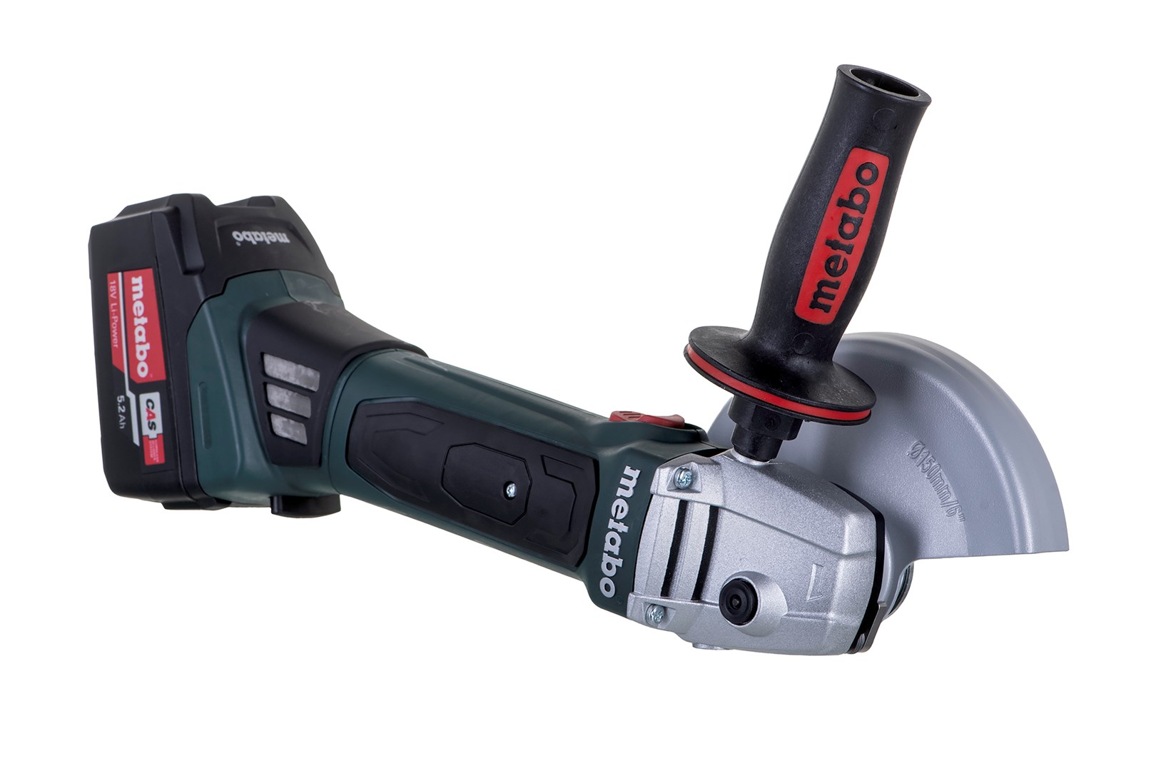 Kutna brusilica METABO W 18 LTX 150 QUICK (Napon baterije 18 V, Kapacitet baterije 5200 mAh, Maksimalna brzina 8000 RPM, Promjer brusne ploče 15 cm, Težina 2.4 kg)-22
