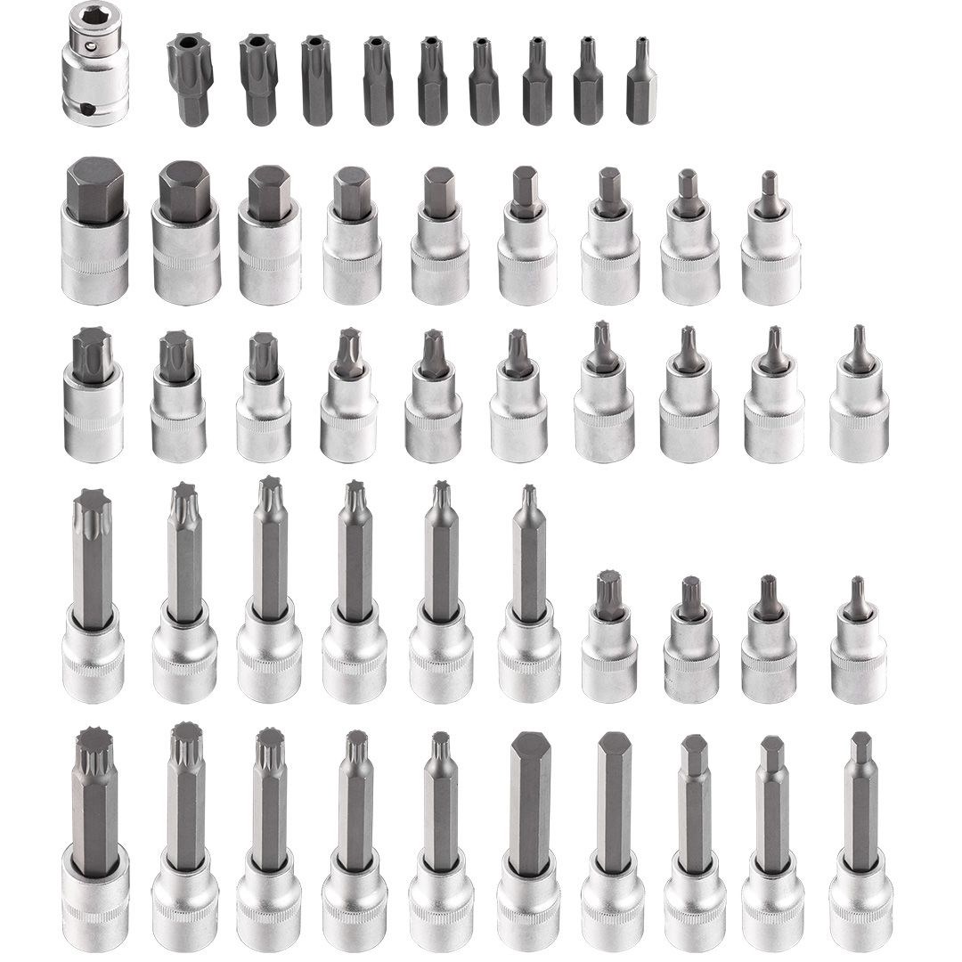 Set bitova s nasadkama NEO TOOLS 08-713 (49 komada, Torx i šesterokutni)-4