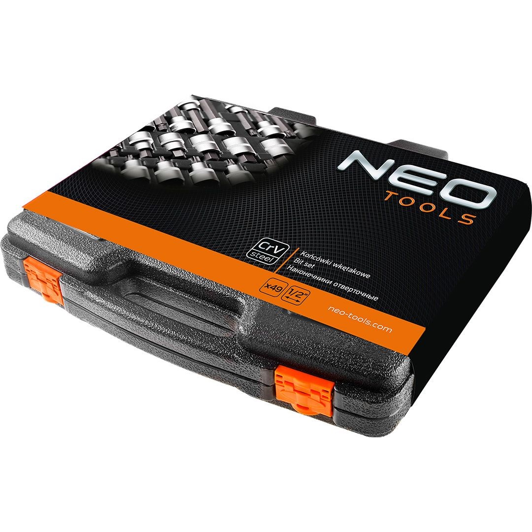 Set bitova s nasadkama NEO TOOLS 08-713 (49 komada, Torx i šesterokutni)-2