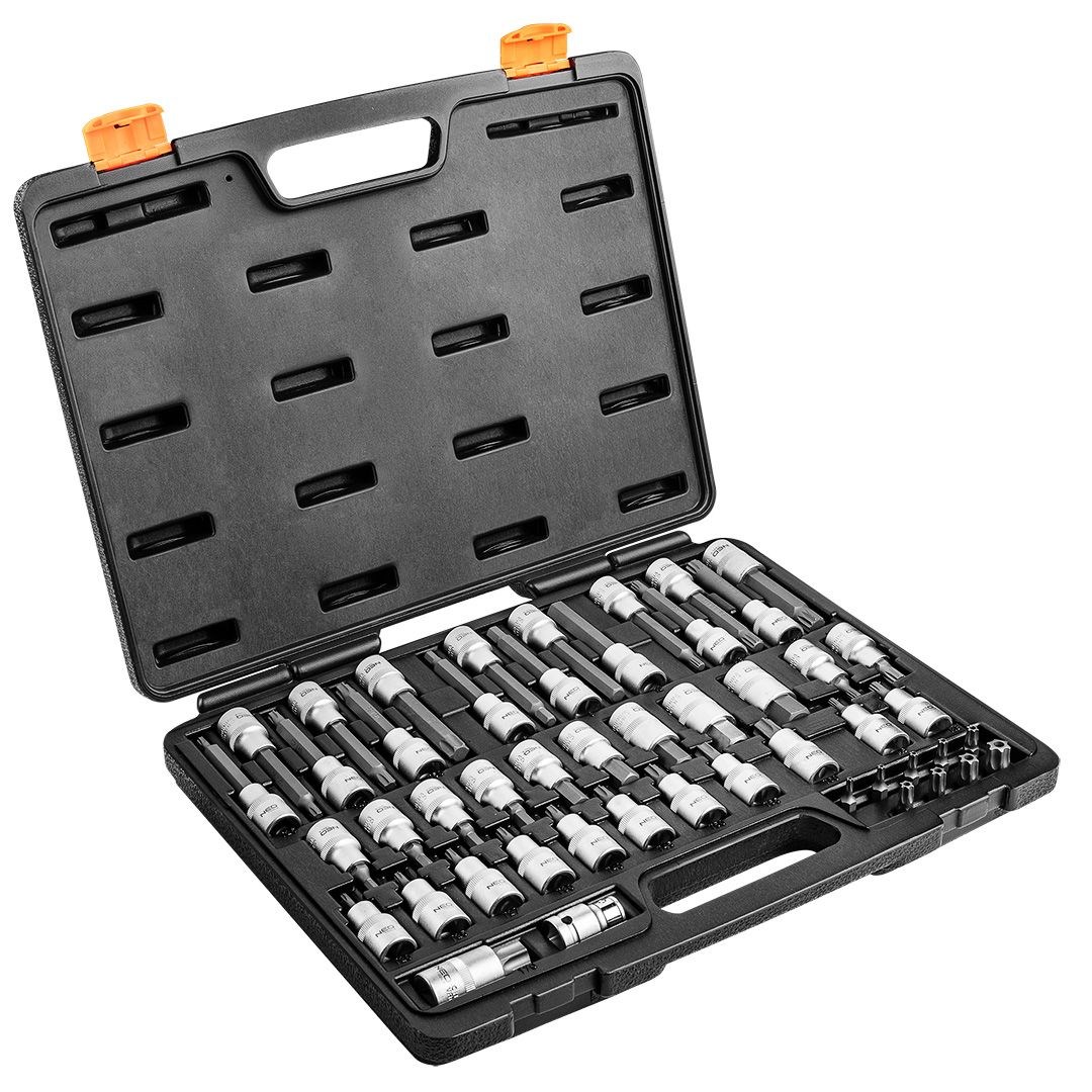 Set bitova s nasadkama NEO TOOLS 08-713 (49 komada, Torx i šesterokutni)-3