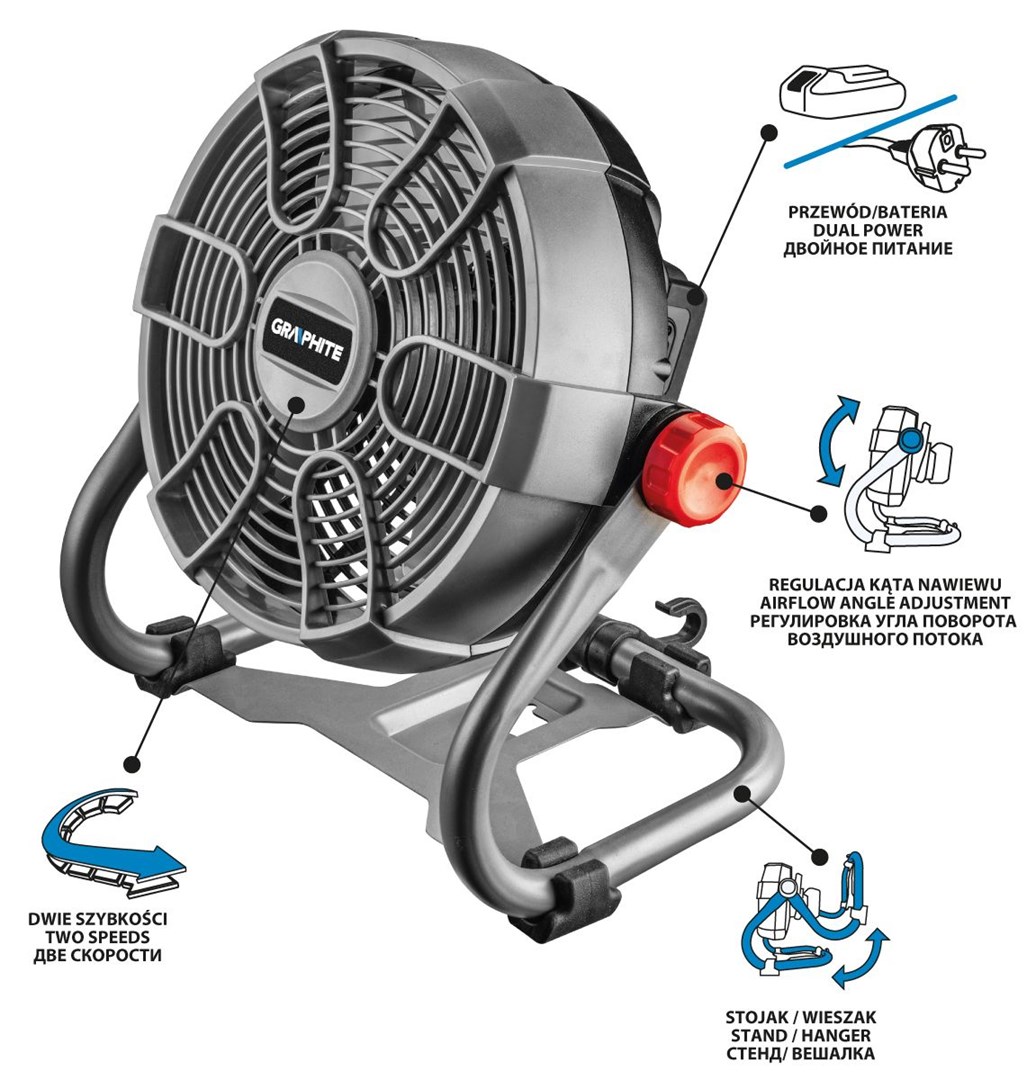 Ventilator Energy+ 18V (bežični, Graphite)-0