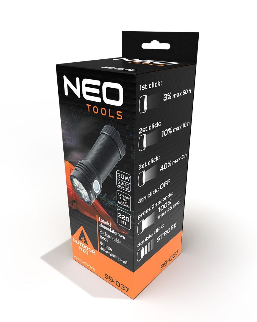 OSRAM P9 LED USB Rechargeable Flashlight 3300 lm-2