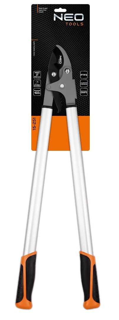 Škare za grane NEO TOOLS 15-212, 765 mm, do 40 mm, zupčaste