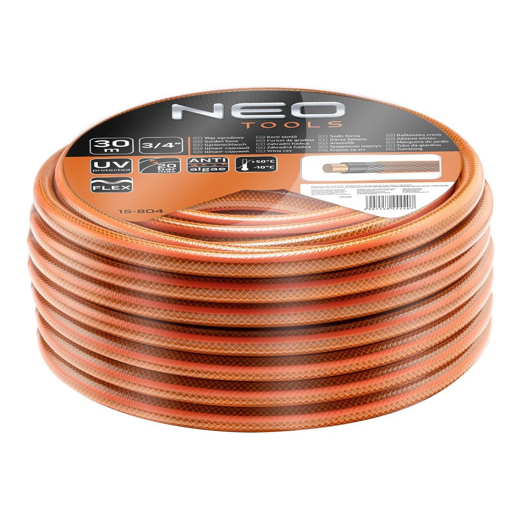 Garden hose 3/4" x 30 m, 4-layer NEO ECONOMIC-2