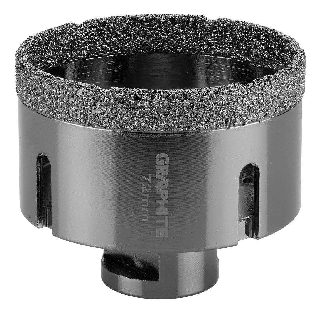 Dijamantna kruna za bušenje GRAPHITE 55H316 (72 mm, navoj M14, radni dio 40 mm, za rad na suho)-2