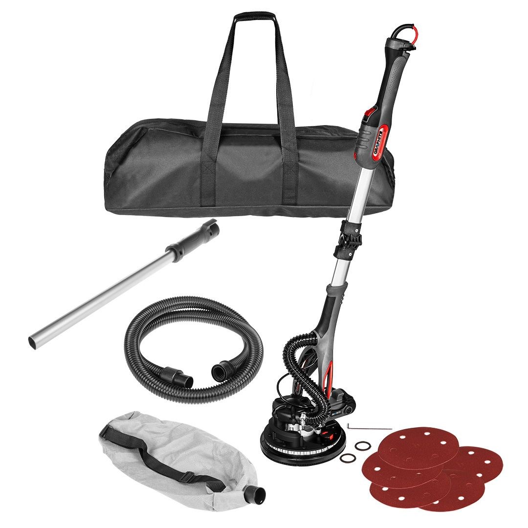 Brušilica za žbuku GRAPHITE 800W, 225mm/215mm, led (800W, promjer diska 225mm/215mm, LED svjetlo)-0