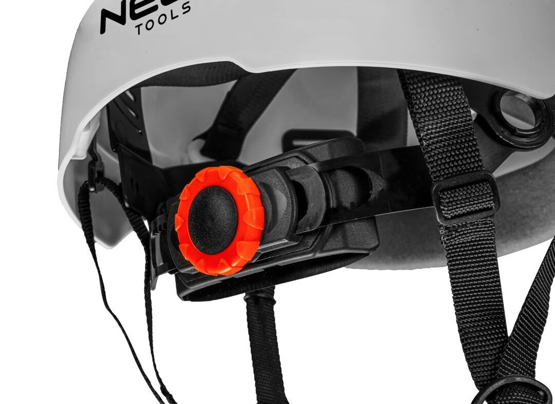 Zaštitna kaciga NEO TOOLS 97-211 za rad na visini (bijela boja, 10 ventilacijskih otvora)-4