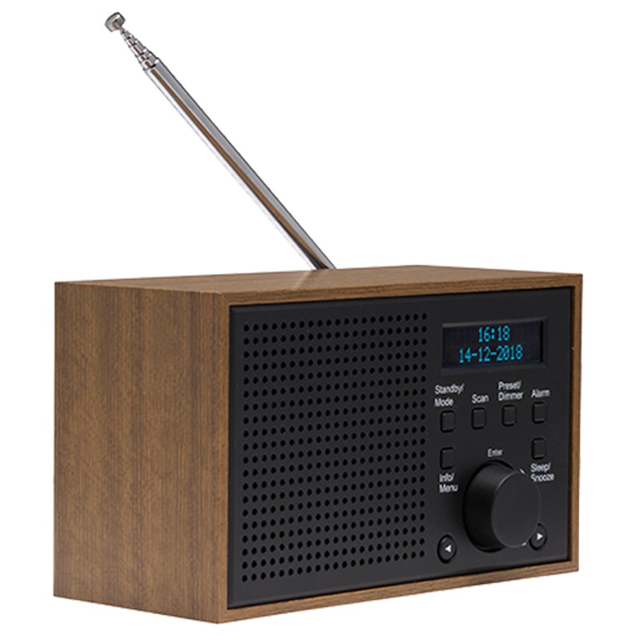 Radio prijemnik DENVER DAB-46 (DAB+/FM, Retro, Crni/Brončani)-4