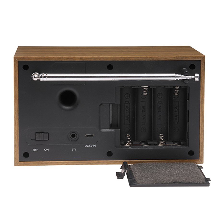 Radio prijemnik DENVER DAB-46 (DAB+/FM, Retro, Crni/Brončani)-2