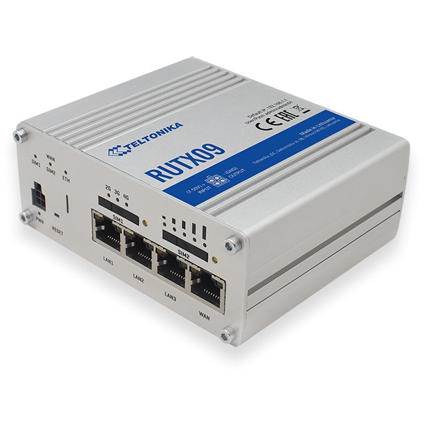 Router TELTONIKA RUTX09 wired router Aluminium-0