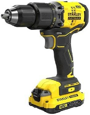 Bušilica Stanley Brushless drill driver 18V Fatmax V20 2x4.0AH (bežična, 18V, 2x4.0AH baterija, kovčeg)-0