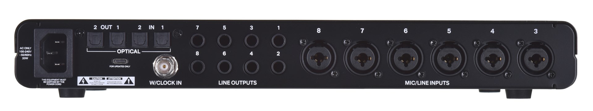 Predpojačalo AUDIENT EVO SP8 (8 kanala, izlazi ADAT)-3