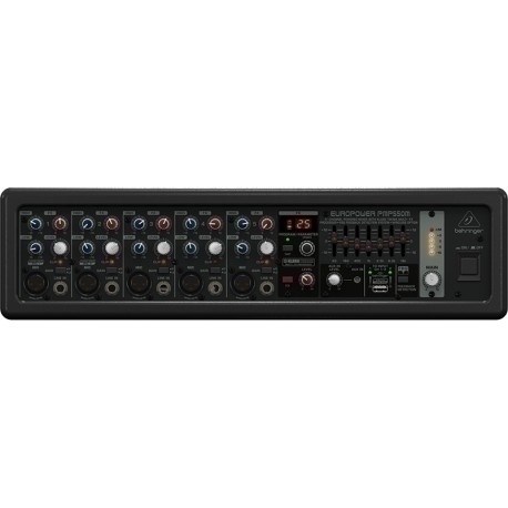 Snaga mikser BEHRINGER PMP550M (500W, 5 kanala, KLARK TEKNIK FX, FBQ)-4