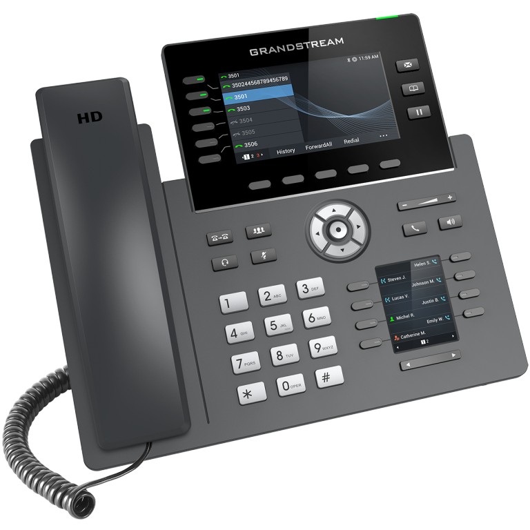 IP telefon GRANDSTREAM GRP 2616 HD (HD audio, 6 linija, 2 ethernet porta, PoE)-2