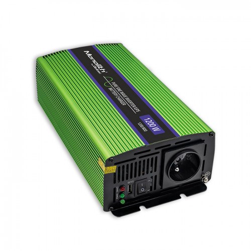 Pretvarač napona QOLTEC Monolith Auto (1200 W) zeleni-0