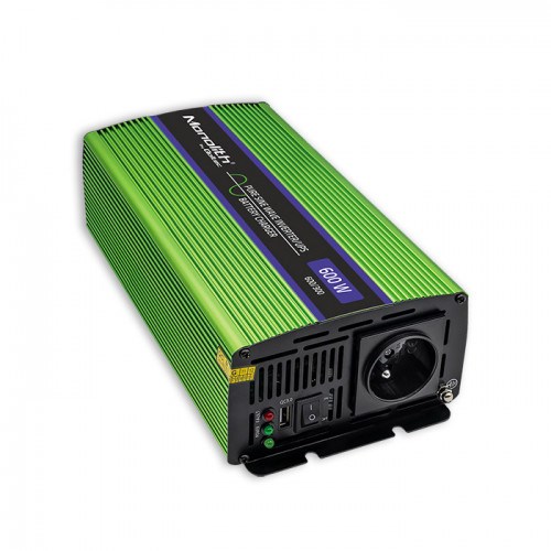 Pretvarač napajanja/inverter QOLTEC Monolith Auto (600 W) zeleni-0