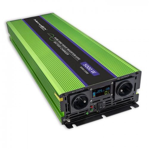 Pretvarač napona QOLTEC Monolith Auto (5000 W) zeleni-1