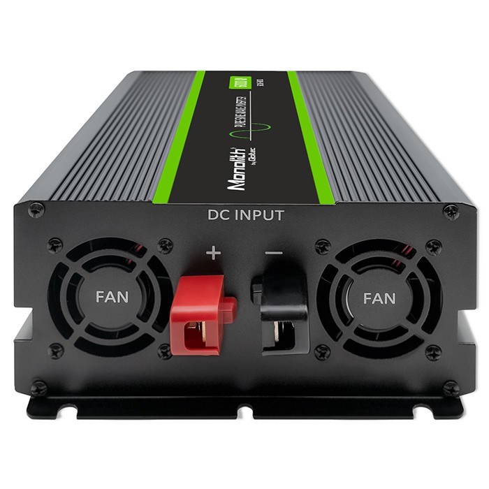 Pretvarač napona QOLTEC 51923 Monolith (3000W/6000W, 24V na 230V, Čisti sinus, LCD)-3