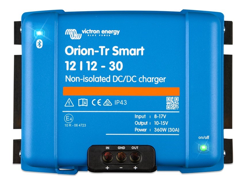 DC-DC punjač VICTRON ENERGY Orion-Tr Smart 24/12-30A (360W, 24V/12V, 30A, neizolirani, Bluetooth)-3