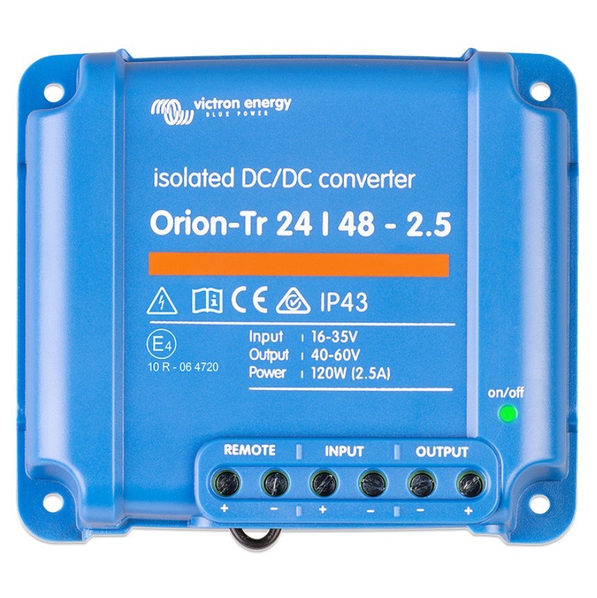 Pretvarač napona VICTRON ENERGY Orion-Tr 24/48-2.5A (120W, Izolirani, 24V na 48V)-0