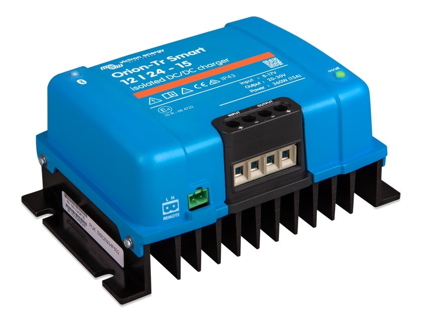 Izolirani punjač DC-DC VICTRON ENERGY Orion-Tr Smart 12/24-15A (15A, 12/24V, Bluetooth, zaštitu od kratkog spoja, 88% učinkovitosti)-2