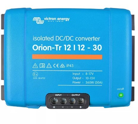 Automobilski pretvarač napona VICTRON ENERGY Orion-Tr ORI121240110 (12/12-30A, 360 W)-0