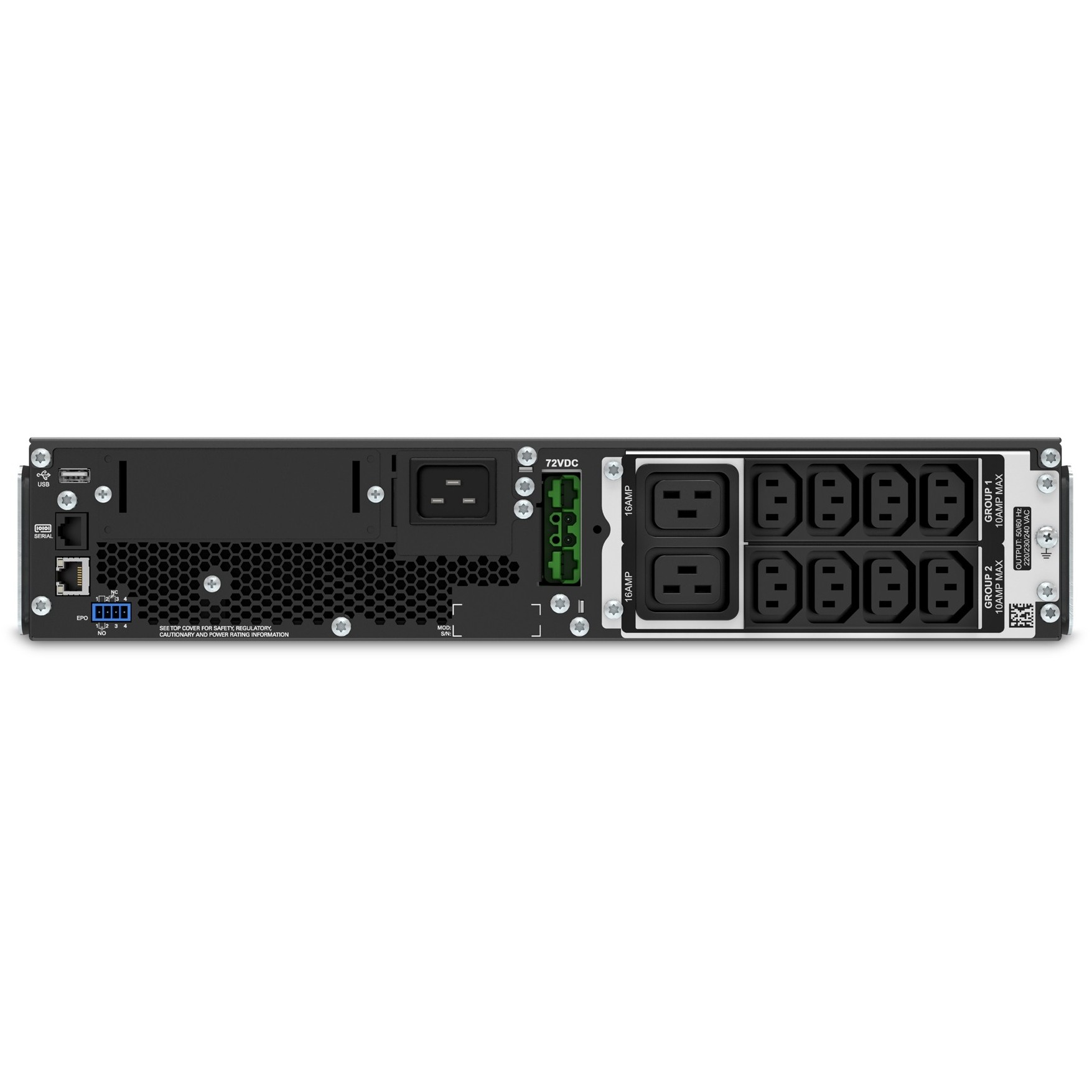 Neprekidno napajanje UPS APC Smart-UPS On-Line Double-conversion (2.2 kVA, 1980 W, 10 AC utičnica)-1