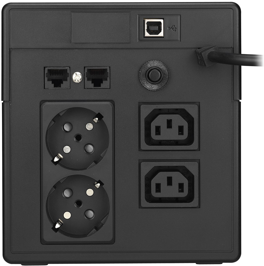 UPS uređaj POWERWALKER VI 1000 LCD (1000VA/600W, 4x Schuko, USB, LCD)-3
