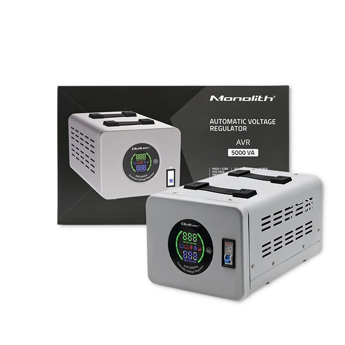 Stabilizator napona QOLTEC 50726 (AVR, 5000VA)-4