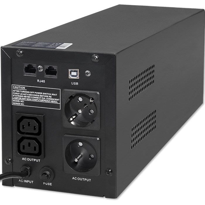 Besprekidno napajanje (UPS) QOLTEC Monolith 53777 (2000VA, 1200W, Line Interactive)-0