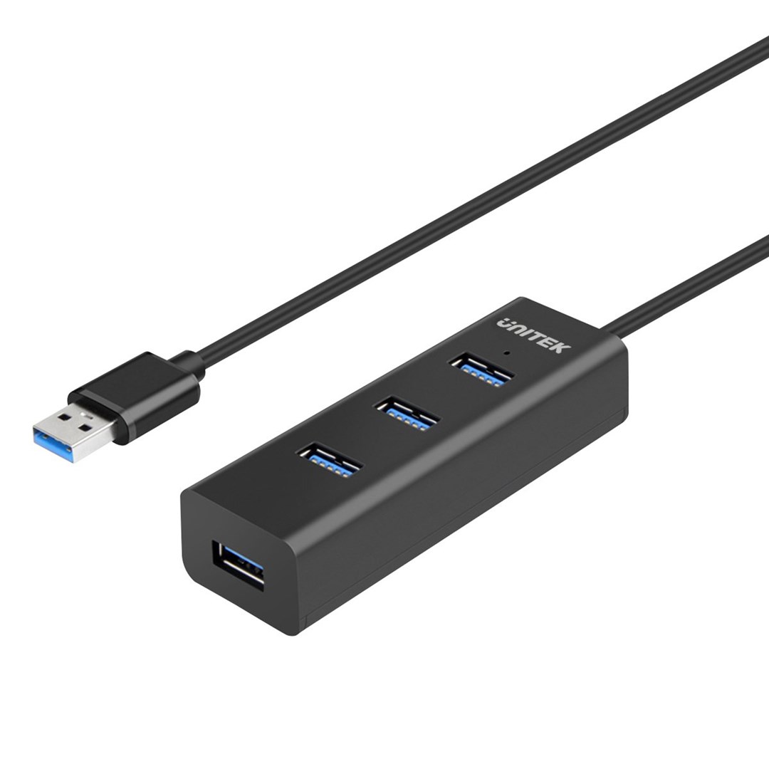 Sučelje hub USB 3.2 Gen 1 (3.1 Gen 1) UNITEK Y-3089 (Type-A, 5000 Mbit/s crna)-0