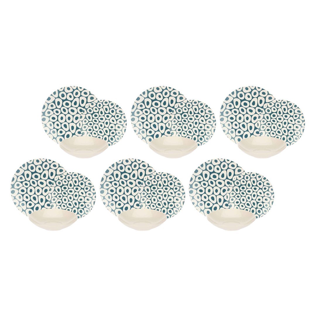 Servis za jelo ROSE&TULIPANI Sea Stones (18-dijelni, za 6 osoba, stoneware)-0