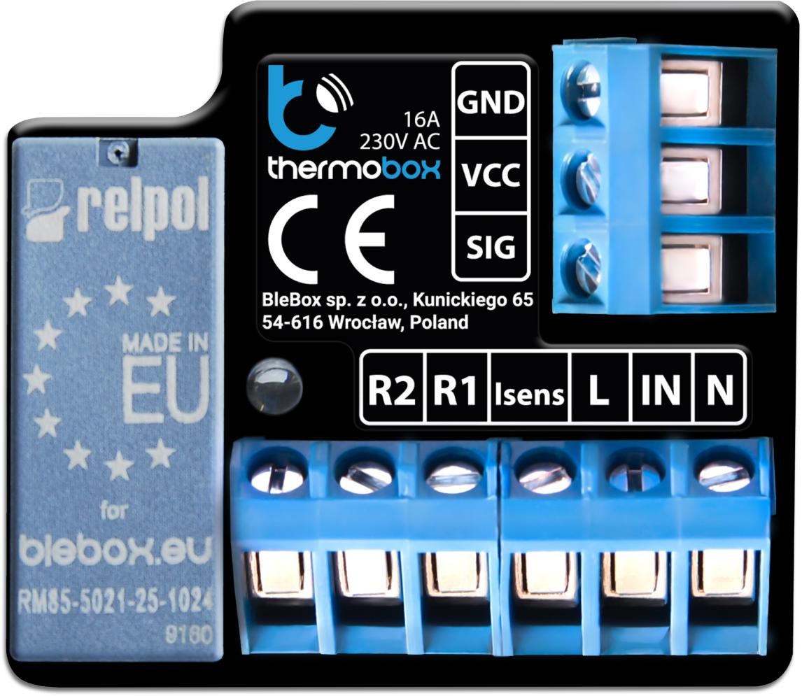 Bežični pametni termostat BLEBOX thermobox (bežični, pametni)-1