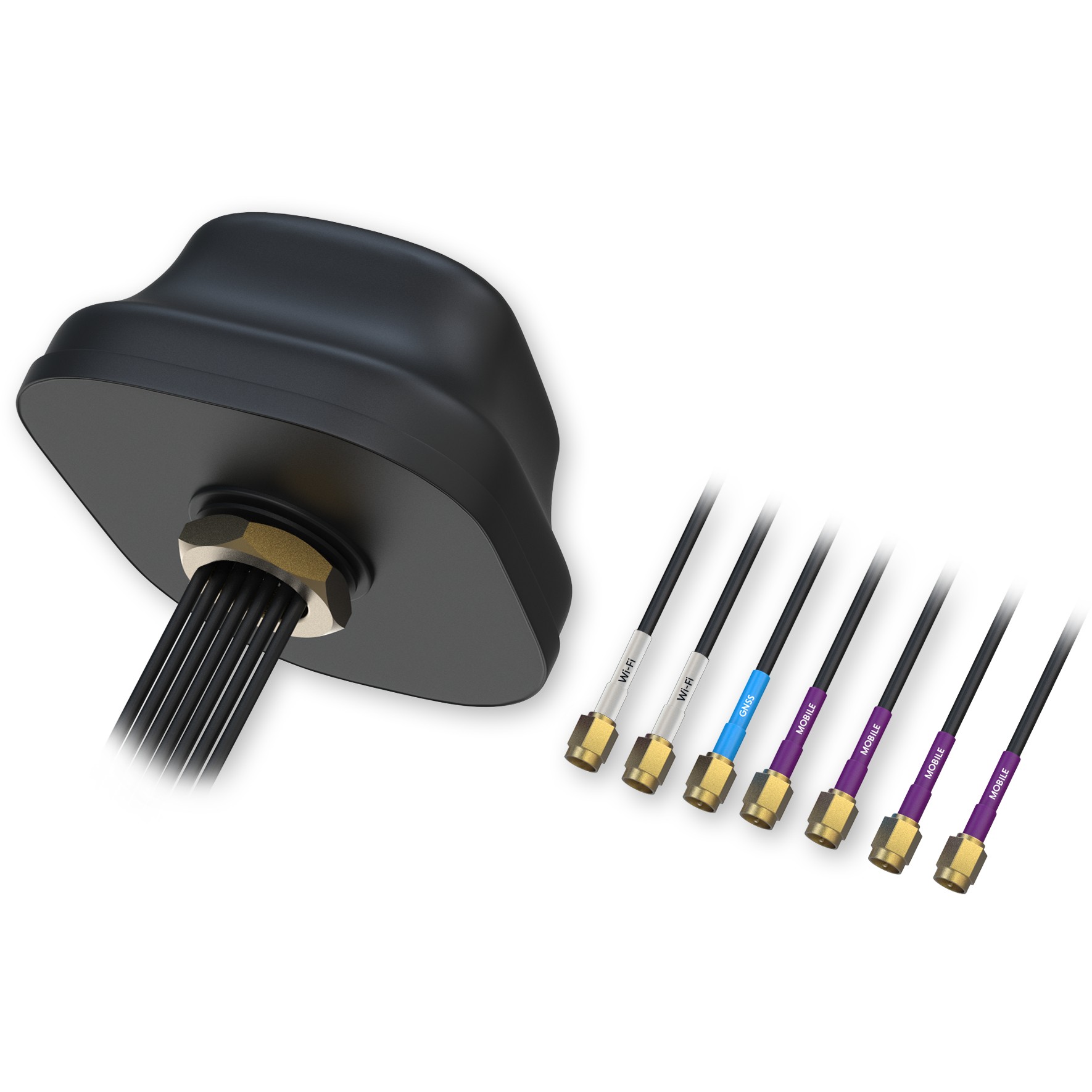 Antenna TELTONIKA 5G/GNSS/WiFi Combo 5G WiFi GNSS Antenna Roof Mounting, SMA Male, IP67-0