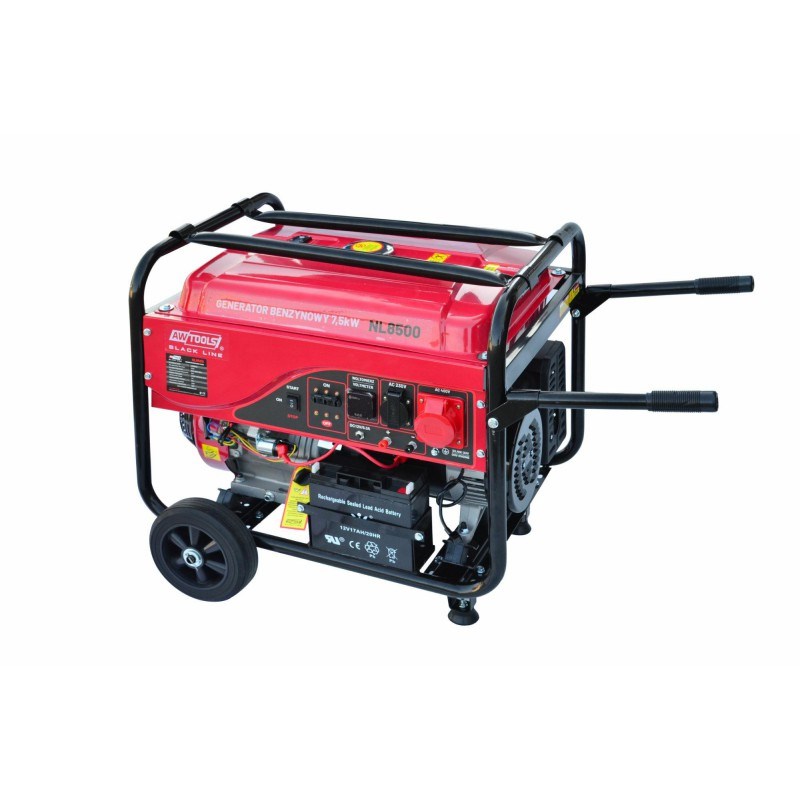 Benzinski generator AWTOOLS 5,0kW 230/400V BLACK LINE (crna boja)-1