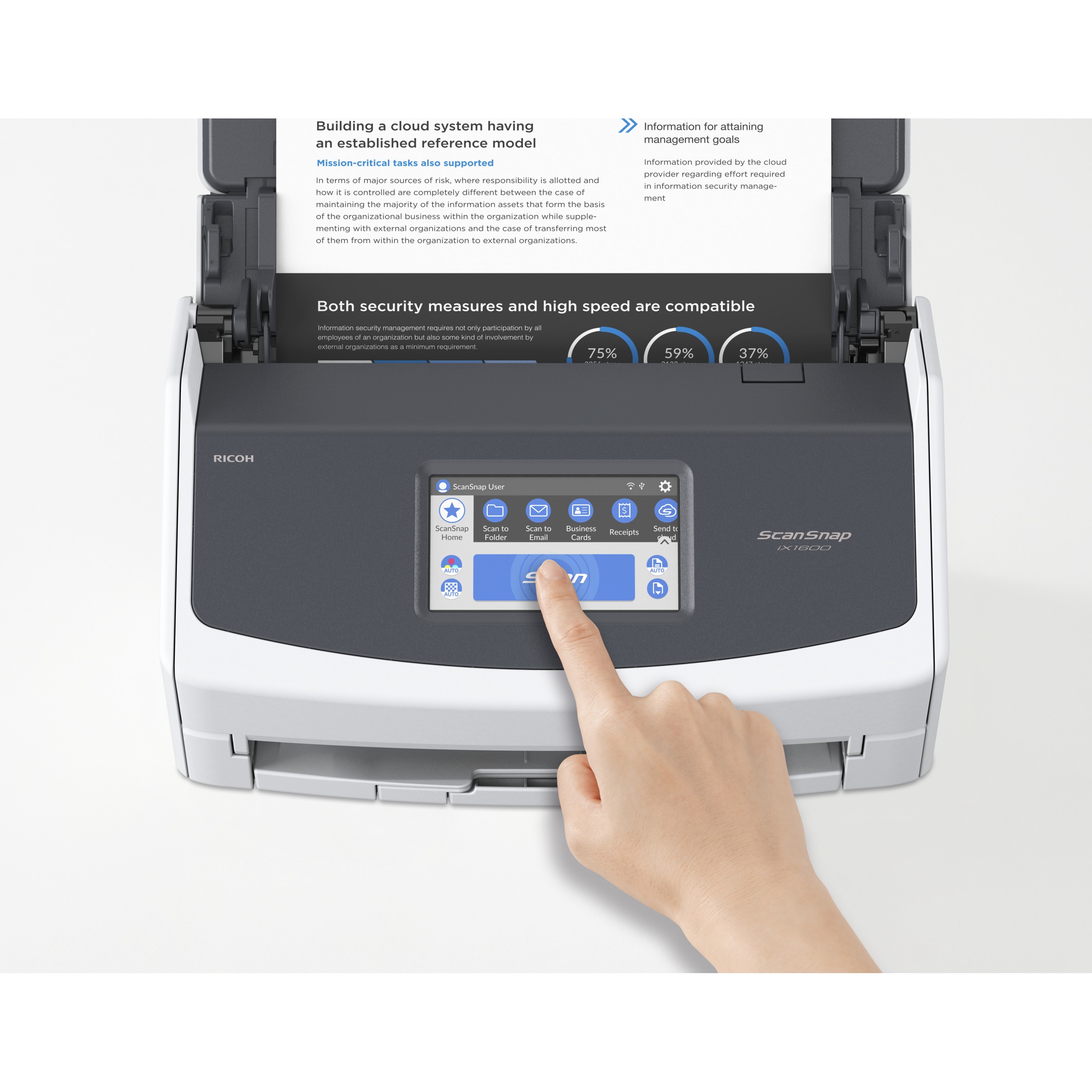 Skeniranje dokumenata SCANSNAP IX1600 (brzo dvostrano skeniranje, Wi-Fi, USB)-2