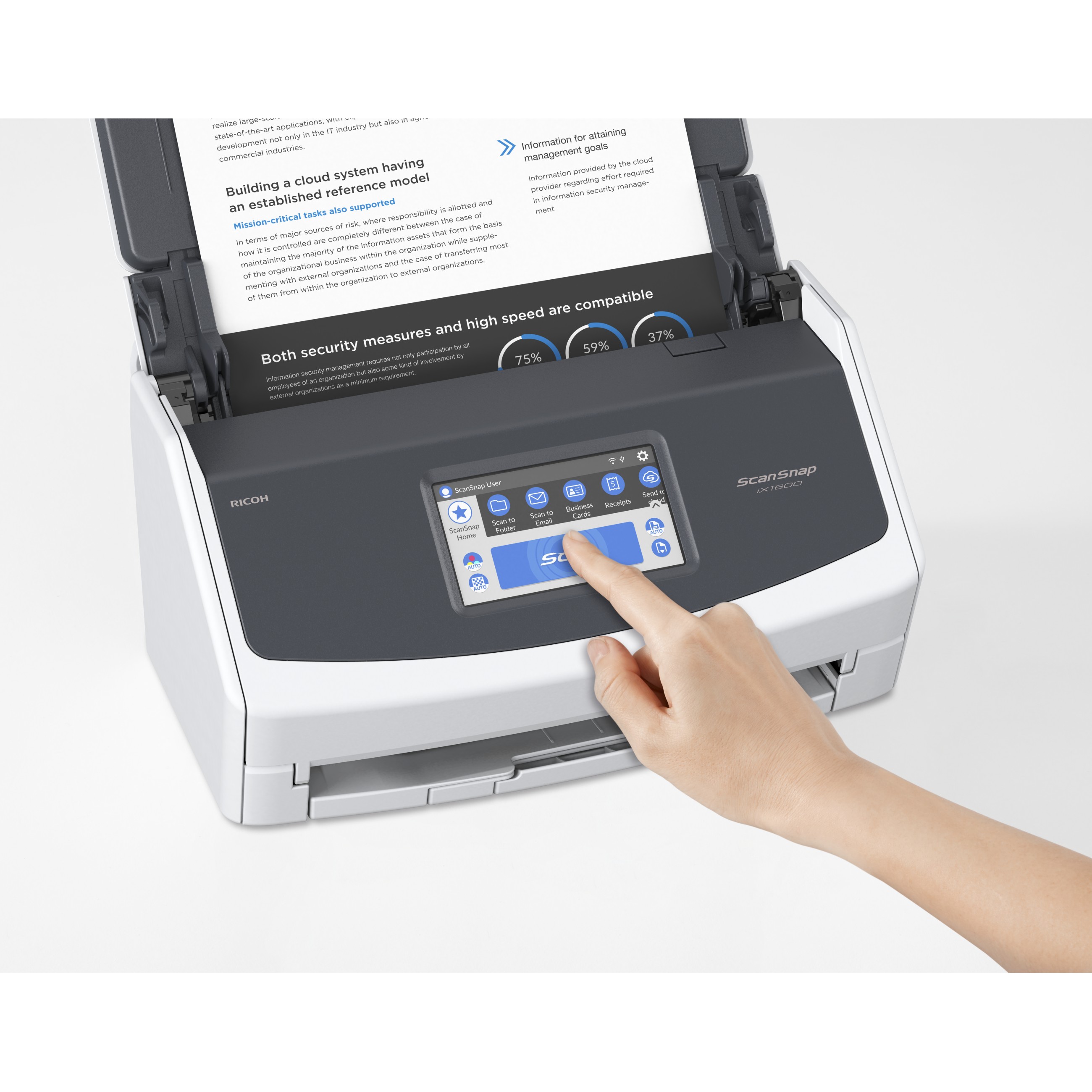 Skeniranje dokumenata SCANSNAP IX1600 (brzo dvostrano skeniranje, Wi-Fi, USB)-3