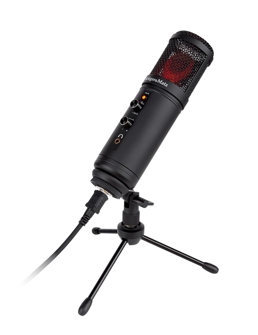 Mikrofon KRUGER & MATZ Warrior GV-100 USB-1