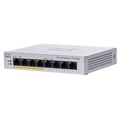 Switch Cisco CBS110-8PP-D Unmanaged L2 Gigabit Ethernet Power over Ethernet (PoE) Sivi
