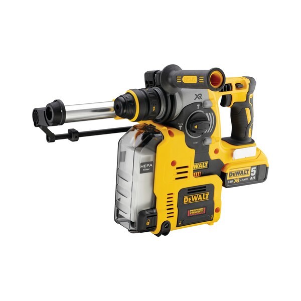Akumulatorska udarna bušilica DEWALT DCH275P2 (18V, 2x 5.0Ah, SDS-Plus, motor bez četkica, kofer)-1