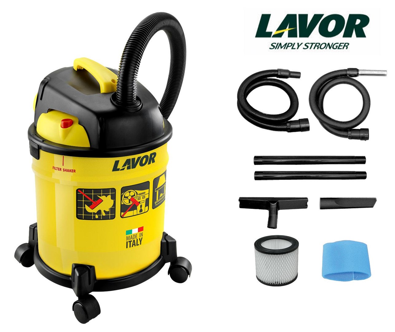 Usisavač za pepeo i suho/mokro usisavanje LAVOR Freddy 4 in 1, 20L, 1200W