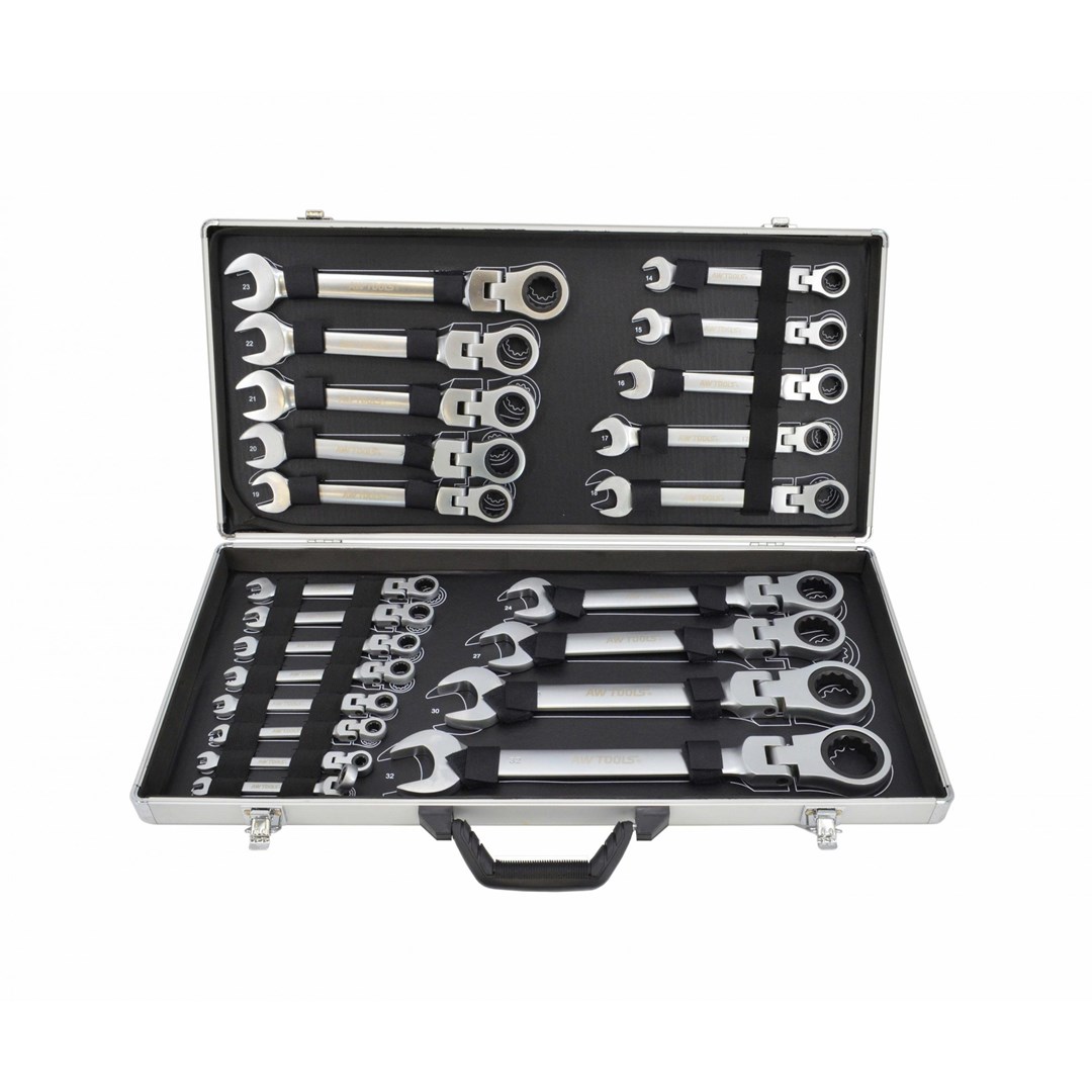 Komplet ključeva AWTOOLS 22 komada 6-32 u koferu (model FLAT WRENCH SET 22pcs.6-32 CASE)-3
