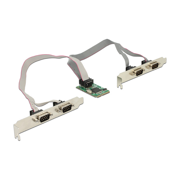 Kartica DELOCK Mini PCIe na 4x Serijski RS-232 port (95243)