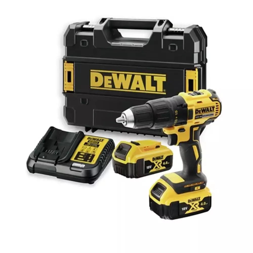 Bušilica BLACK+DECKER XR 18V (Bez četkica, 2x baterija 4AH, punjač)